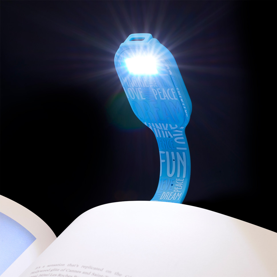 Закладка-фонарик СИНИЙ СТИЛЬ Flexilight FLRBW Rechargeable на аккумуляторе