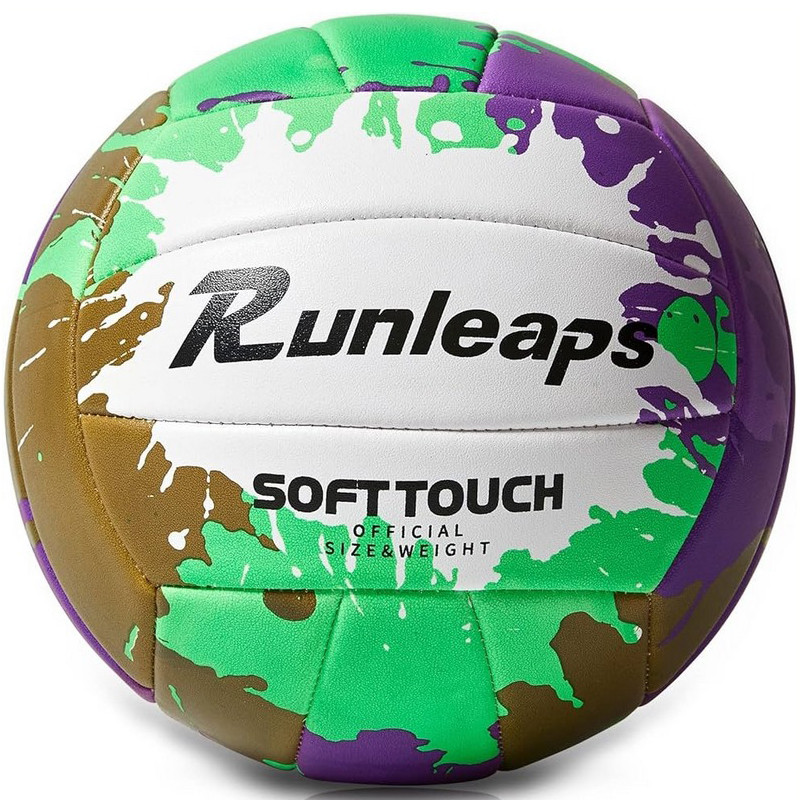 М'яч волейбольний Runleaps Runleaps GP, Green Purple № 5