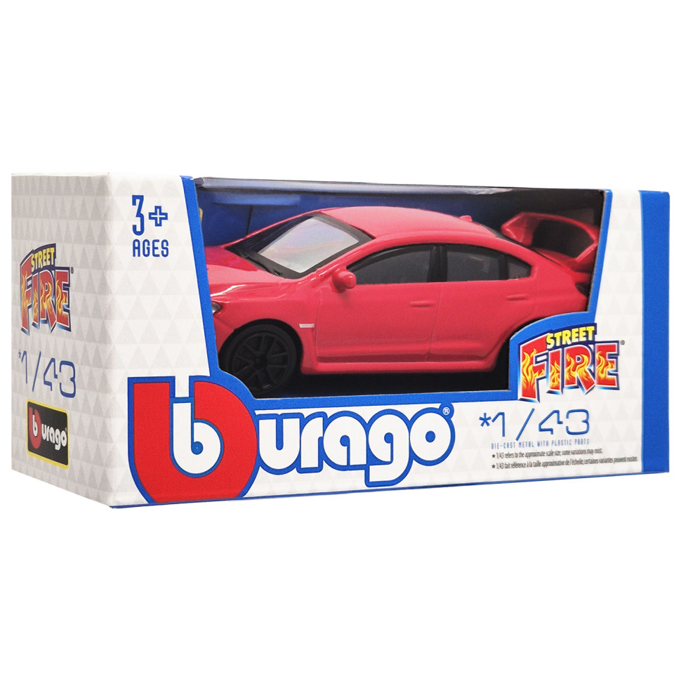 Коллекционная автомодель Subaru WRX STI 2017 Bburago 18-30010B-4 масштаб 1:43
