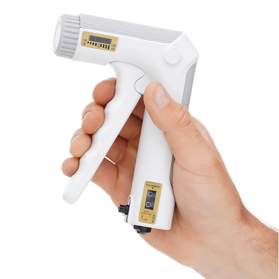 Эспандер кистевой с регулируемой нагрузкой и счетчиком Cornix XR-0279 White 5-60 кг
