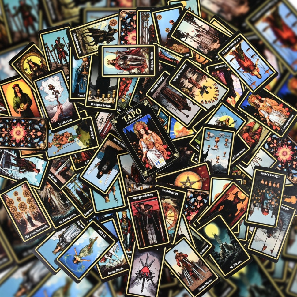 Гадальні карти Таро Strateg 30689 картка з посиланням на інструкцію 78 штук