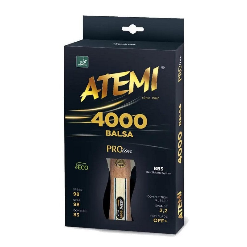 Ракетка для настільного тенісу PRO 4000 ATEMI 10058