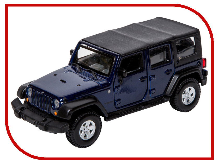 Автомодель - Jeep Wrangler Unlimited Rubicon (1:32) Bburago 18-43012