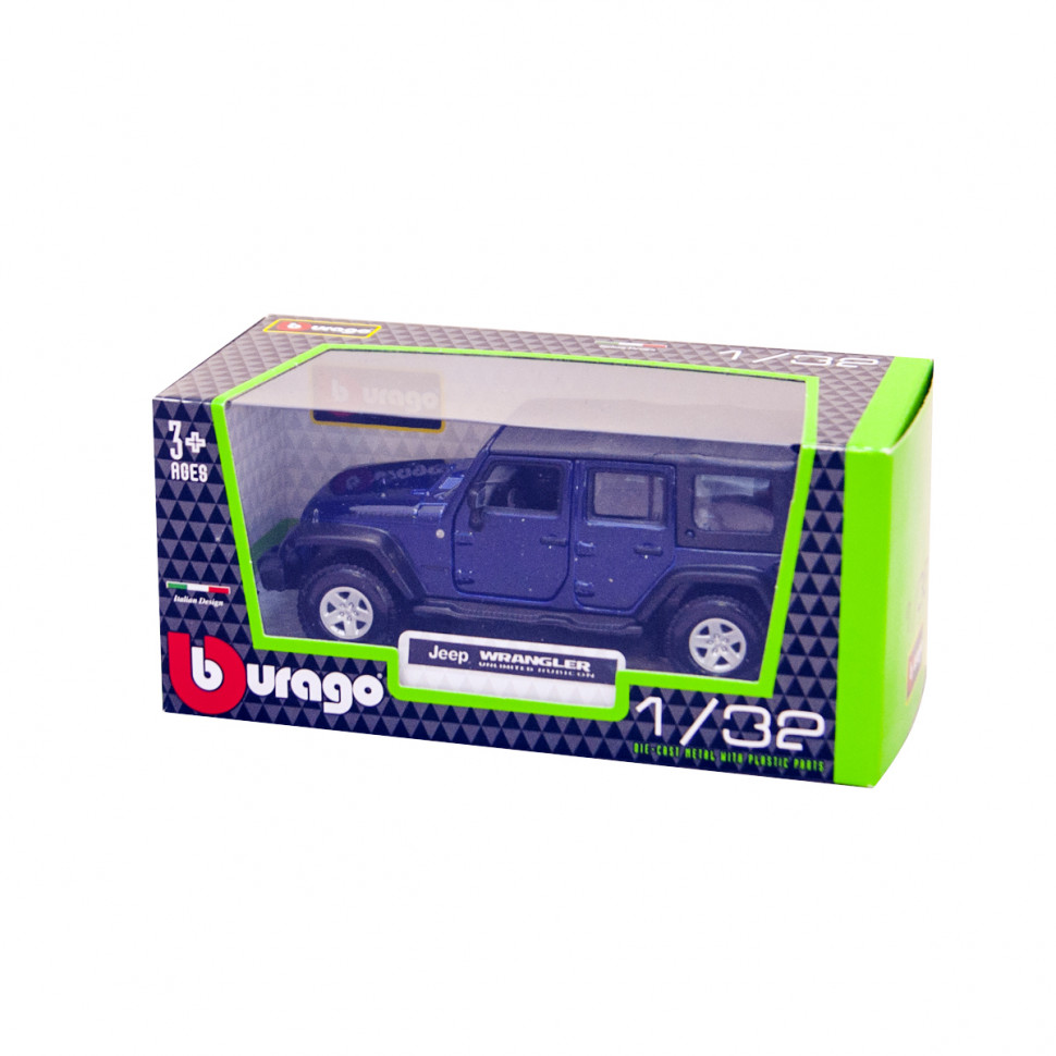 Автомодель - Jeep Wrangler Unlimited Rubicon (1:32) Bburago 18-43012