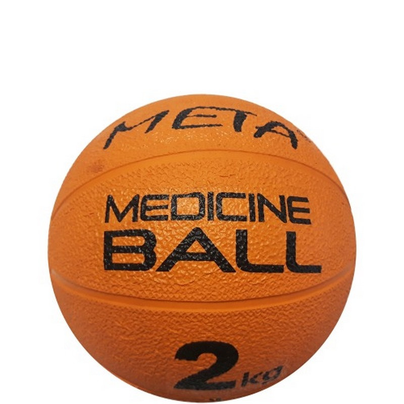 Медбол Colour Medicine Ball 2 kg Meta 3000200100 помаранчевий 19,5 см