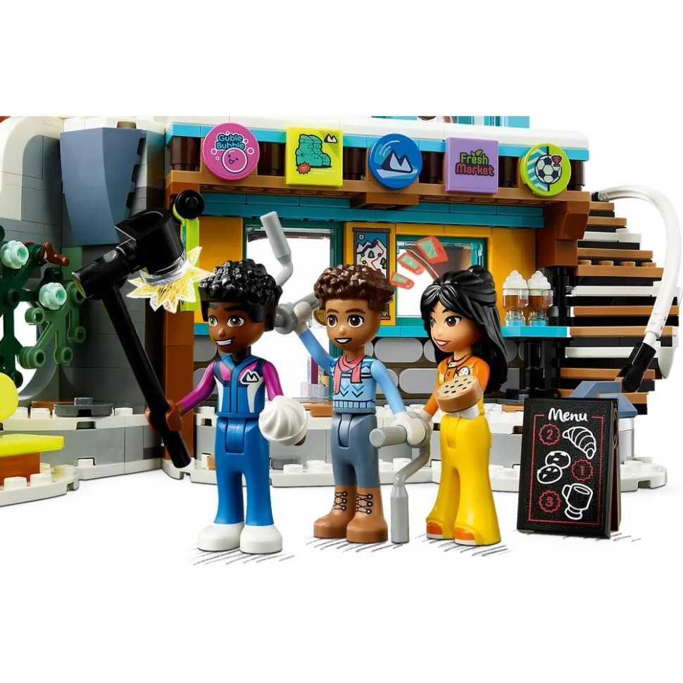 Конструктор Праздничная горнолыжная трасса и кафе LEGO 41756, 980 деталей 