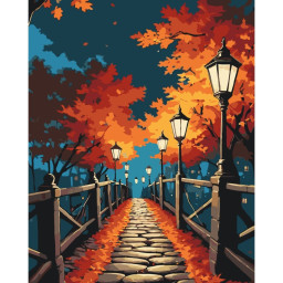 Картина по номерам "Ночная прогулка" Art Craft 11054-AC 40х50 см