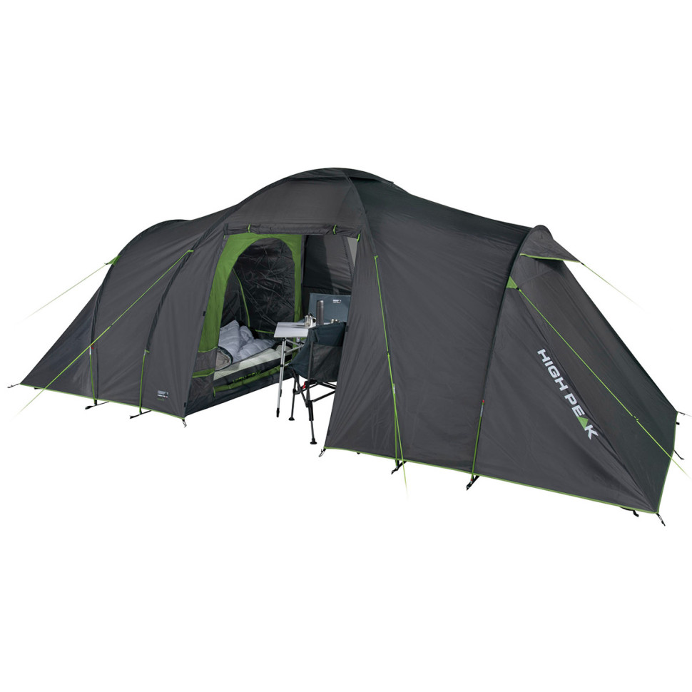 Палатка шестиместная Como 6.0 High Peak 929535 Dark Grey/Green (10263)