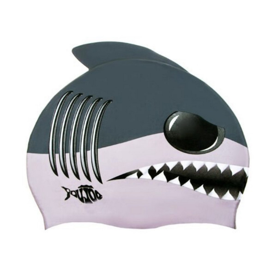 Шапочка для плавания детская Shark Newt NE-DL-C12 серая