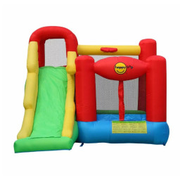 Надувной батут - Игровой центр 6 в 1 Happy Hop 9060-HH нагнетатель воздуха в комплекте 360х300х240 см Надувной батут - Игровой центр 6 в 1 Happy Hop 9060-HH нагнетатель воздуха в комплекте 360х300х240 см