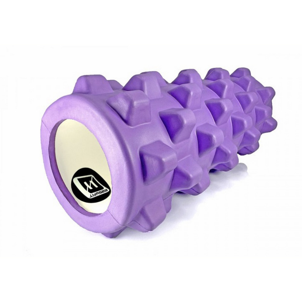 Масажний ролик Grid Roller PRO EasyFit EF-2015-V 33 см, Фіолетовий