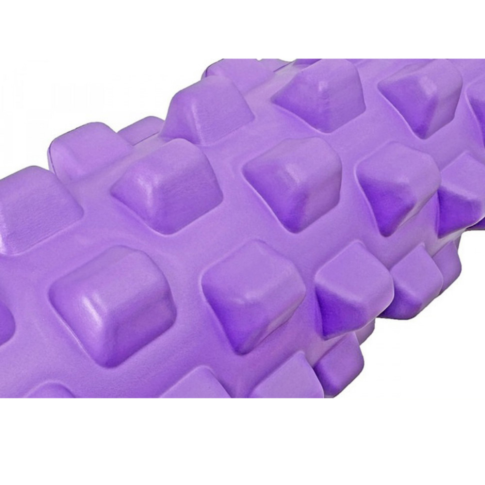 Масажний ролик Grid Roller PRO EasyFit EF-2015-V 33 см, Фіолетовий