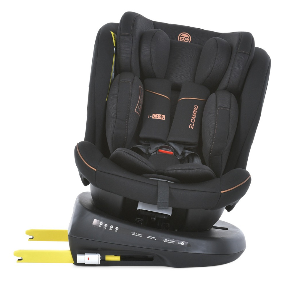 Автокрісло I-CON El Camino ME 1117 Black Striped, група 0+/1-2-3, isofix, поворот 360