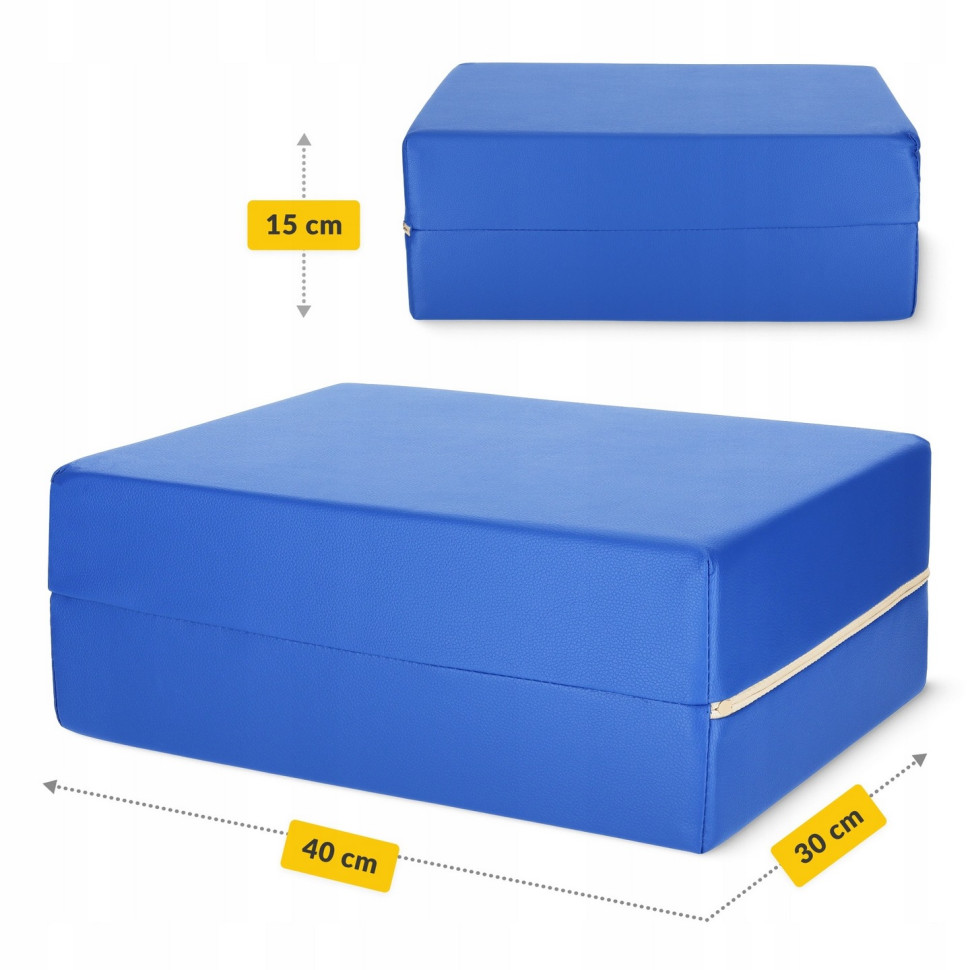 Блок для реабілітації та масажу 4FIZJO P-5905973403016 Blue 40 x 30 x 15 см