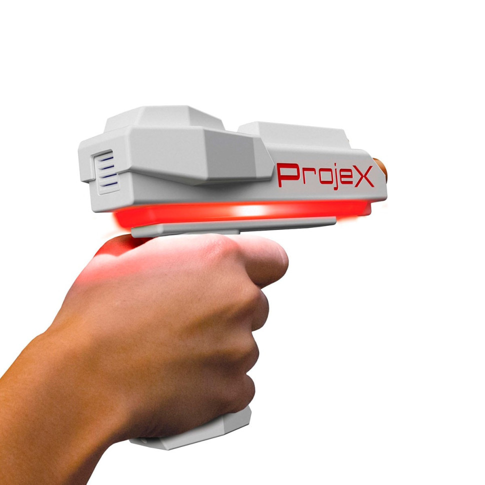 Игровой набор для лазерных боев - ПРОЕКТОР LASER X ANIMATED Laser X 52608 (2 игр. бластера, 3 слайда-цели)