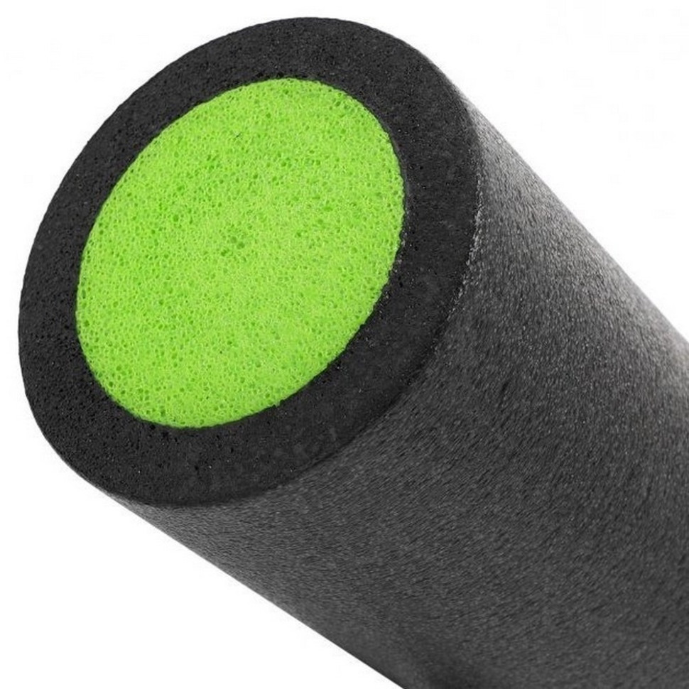 Масажний ролик (ролер) гладкий Fitness Roller PowerPlay PP_4021_BL/Green_(45*15) 45 х 15 см
