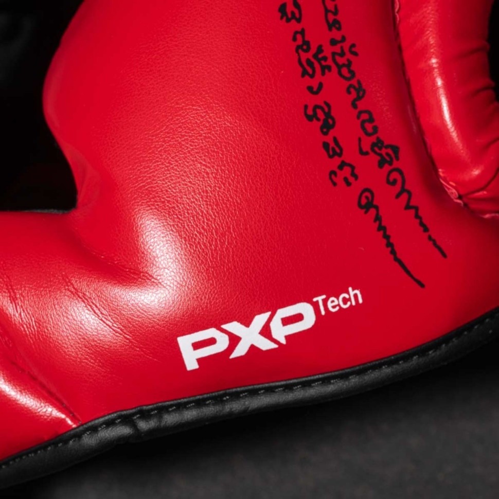 Боксерский шлем Muay Thai Full Face Phantom PHHG2682 Red (капа в подарок)