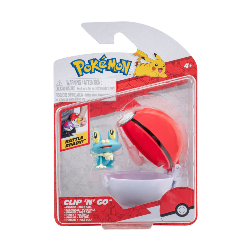 Игровой набор Фроки в покеболе Pokemon W14 PKW3133 игровая фигурка, покебол