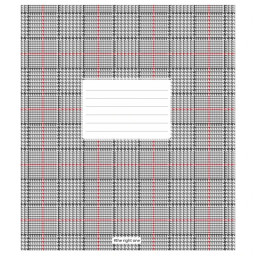 Зошит учнівський "Houndstooth print" Школярик 024-3387K-3 в клітинку, 24 аркушів