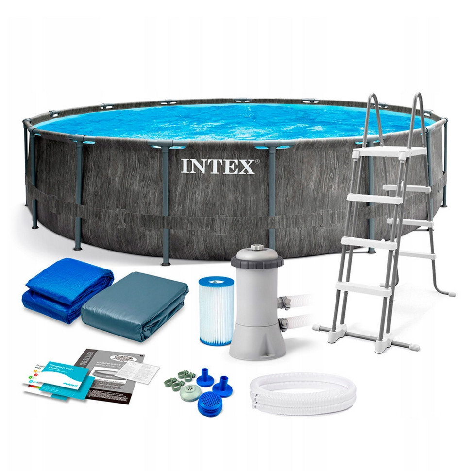 Каркасний басейн Intex 26744, 549х122 см, 24311 л