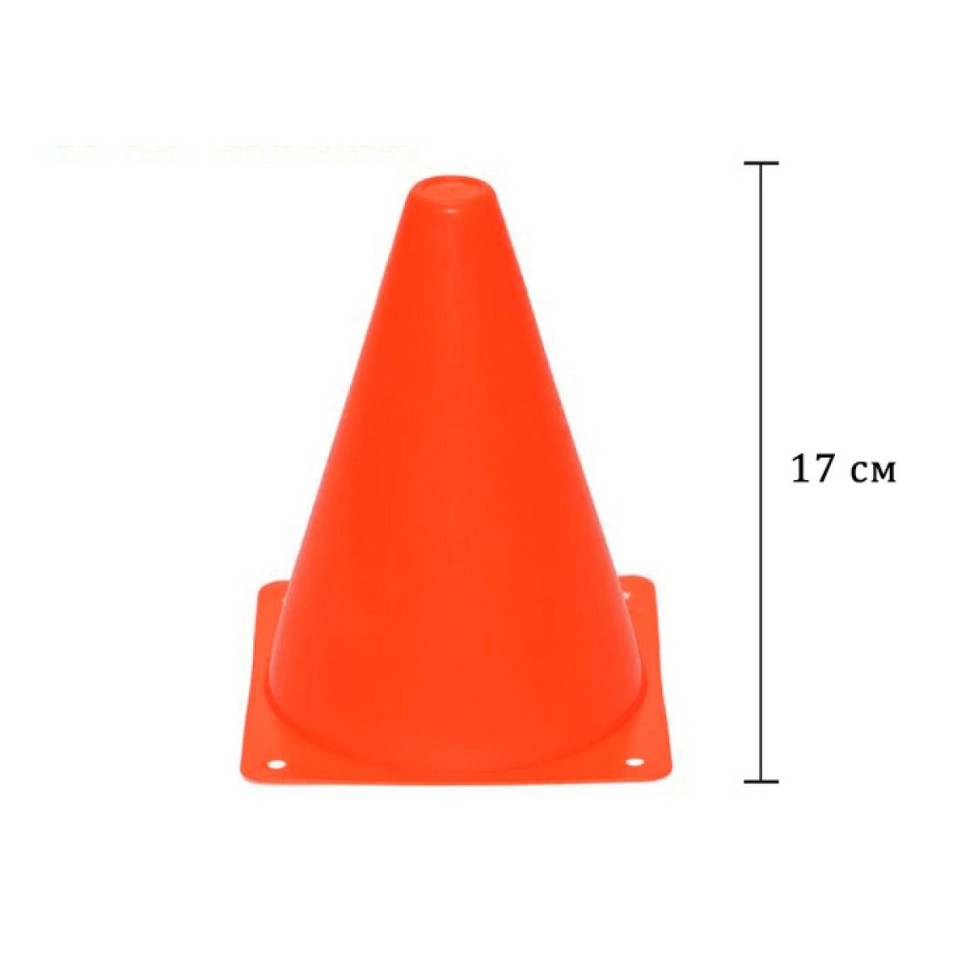 Конус-фішка спортивна EasyFit EF-1678-OR 17 см помаранчева