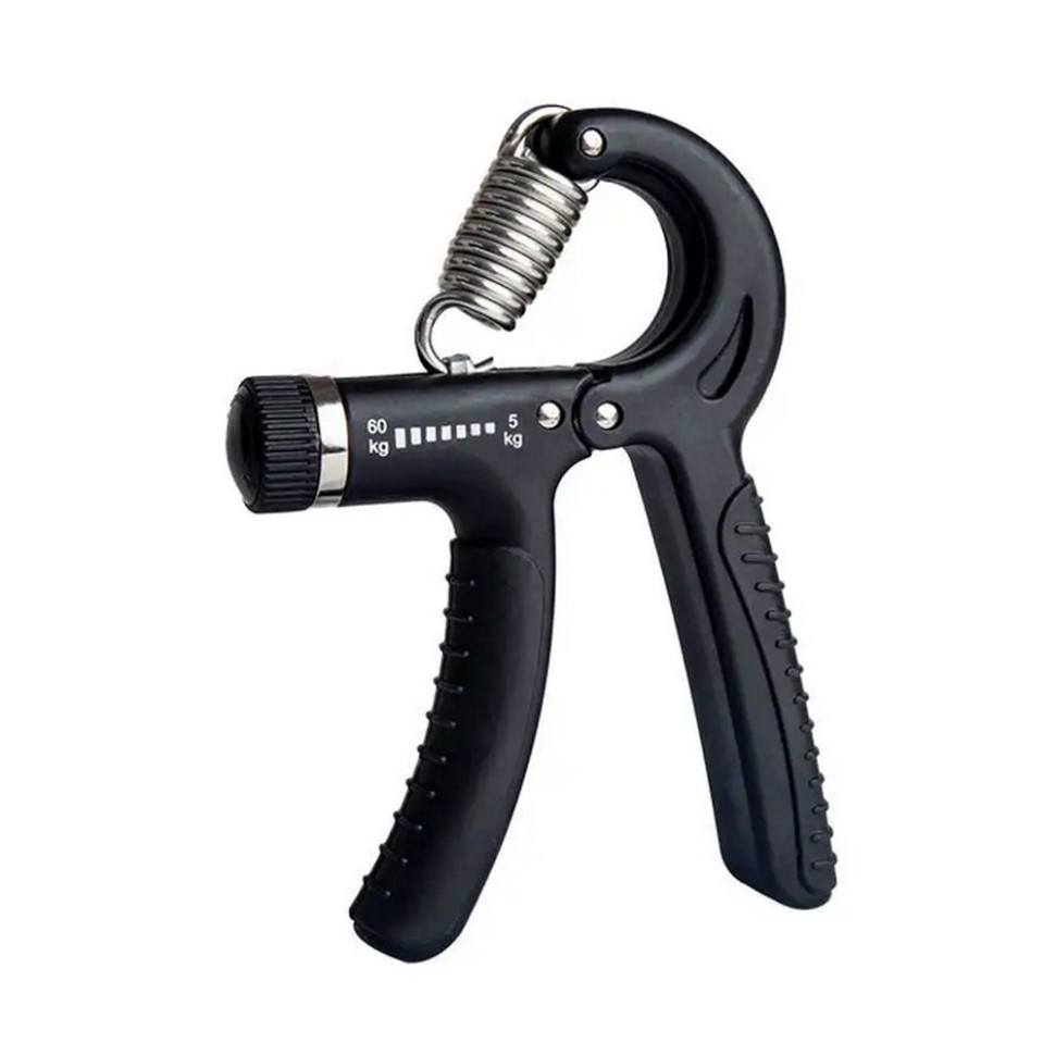 Эспандер кистевой пружинный с регулируемой нагрузкой Power Grip Pro Newt NE-W-87-B 5-60 кг