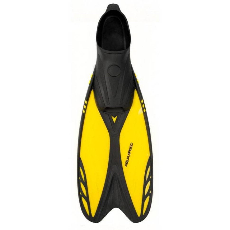Ласты детские VAPOR Aqua Speed 724-18-30-32 черный, желтый, размер 30-32