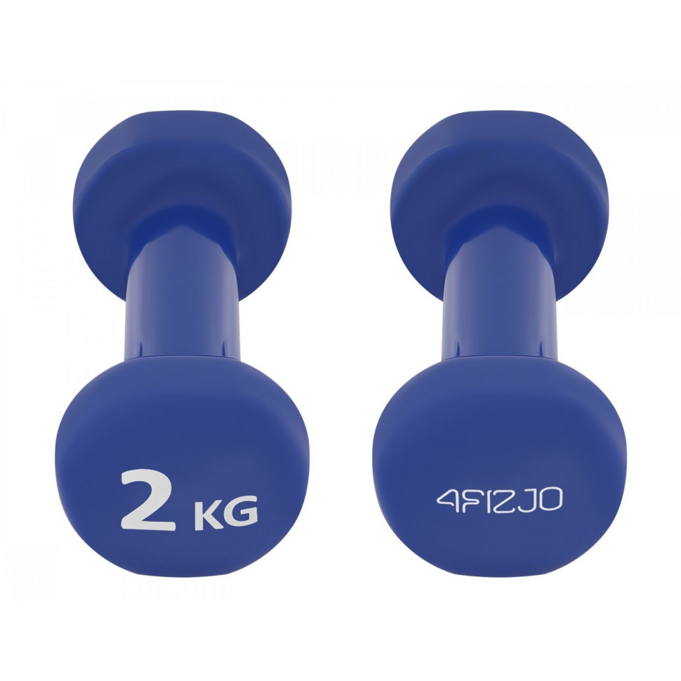 Гантелі вінілові 4FIZJO 4FJ0195, 2 x 2 кг