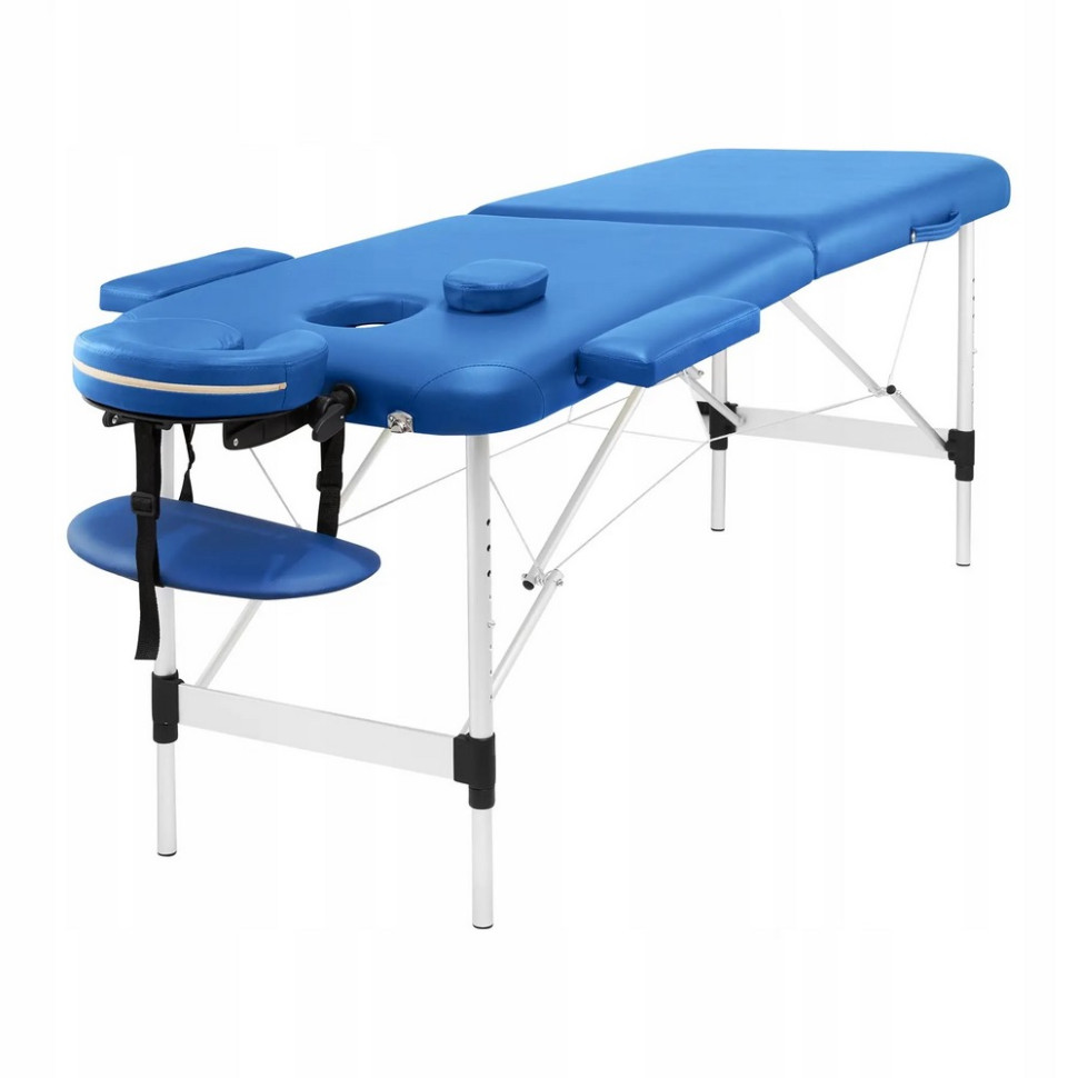 Масажний стіл складаний Massage Table Alu W60 4FIZJO TABLEW60BLUE, Blue