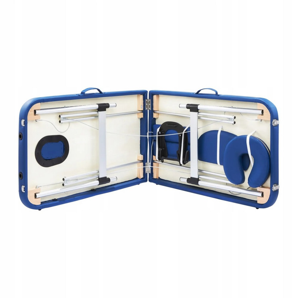 Масажний стіл складаний Massage Table Alu W60 4FIZJO TABLEW60BLUE, Blue