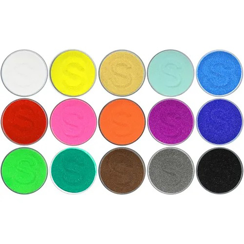 Набор цветного песка для творчества Bambi SMC-15, 15 цветов по 100 г