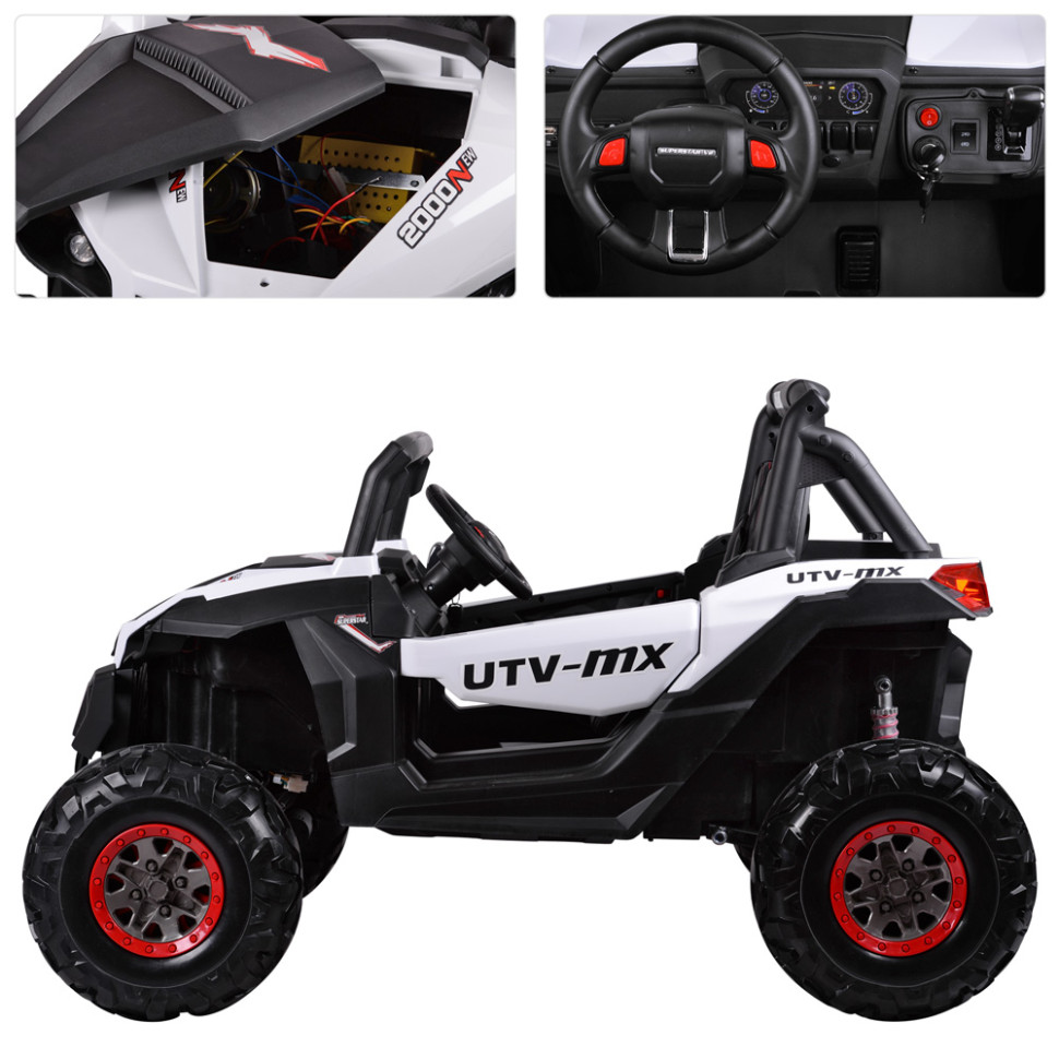 Дитячий електромобіль Джип Bambi M 3602EBLR-1 до 50 кг