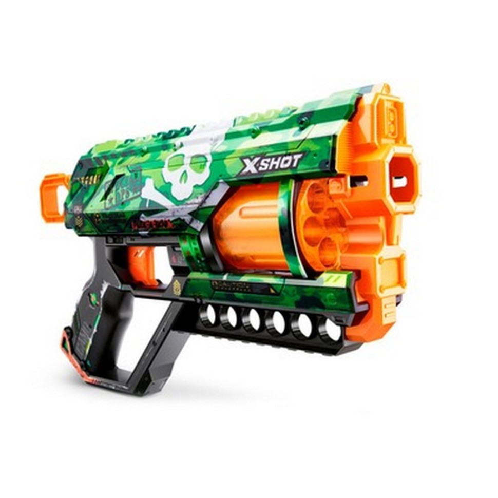 Скорострельный бластер X-SHOT 36561H Skins Griefer Camo (12 патронов)