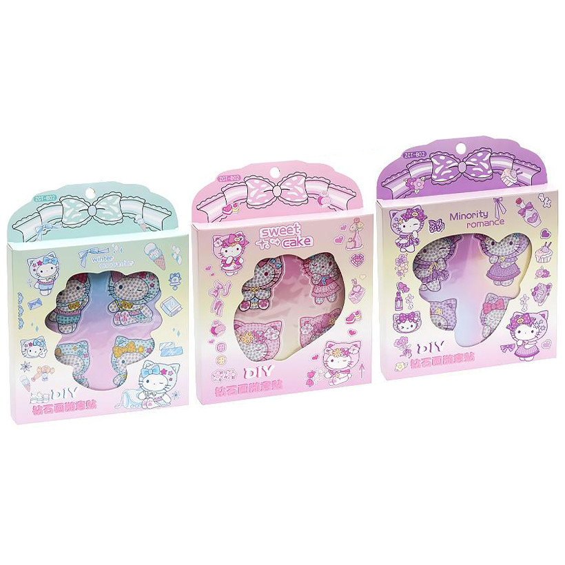 Детские алмазные наклейки Bambi  ZCT-B02, 4 картинки