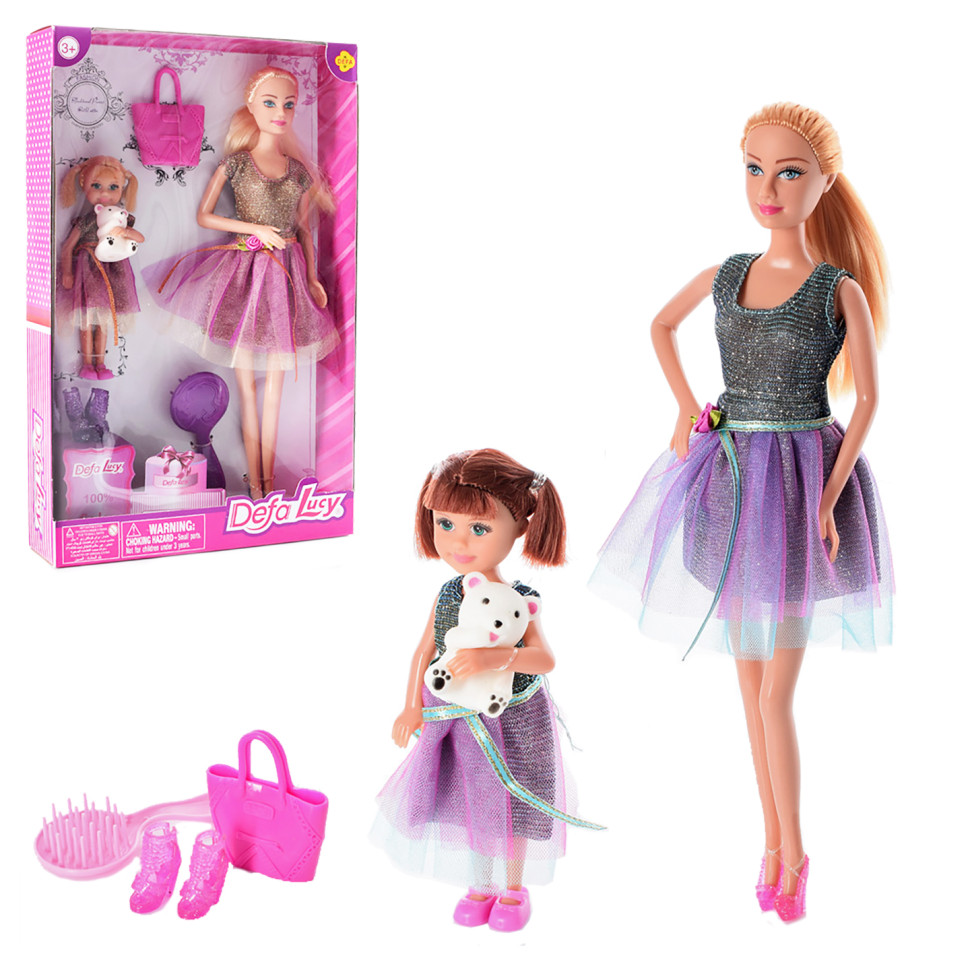 Детская кукла DEFA Bambi 8304 с дочкой 