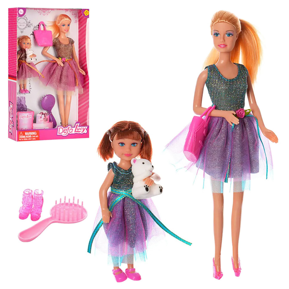Детская кукла DEFA Bambi 8304 с дочкой 