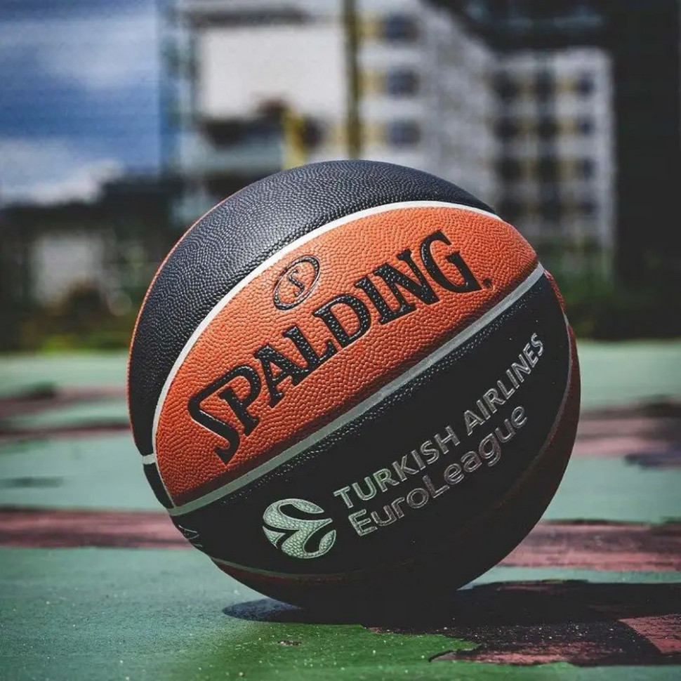 М'яч баскетбольний Euroleague TF-1000 Legacy Spalding 84004Z № 7