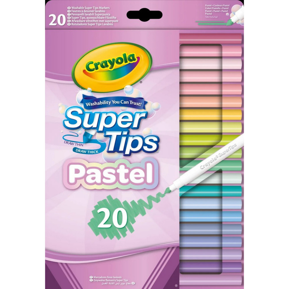 Набір фломастерів Supertips Crayola 58-7517, 20 шт