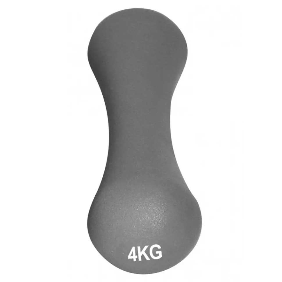 Гантель неопренова Spartacus PowerPlay PP_4126_4kg, 4 кг Сіра 1 шт