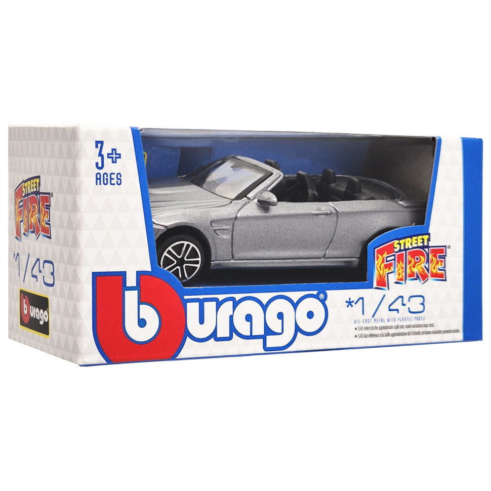 Коллекционная автомодель BMW M4 Bburago 18-30010B-5 масштаб 1:43