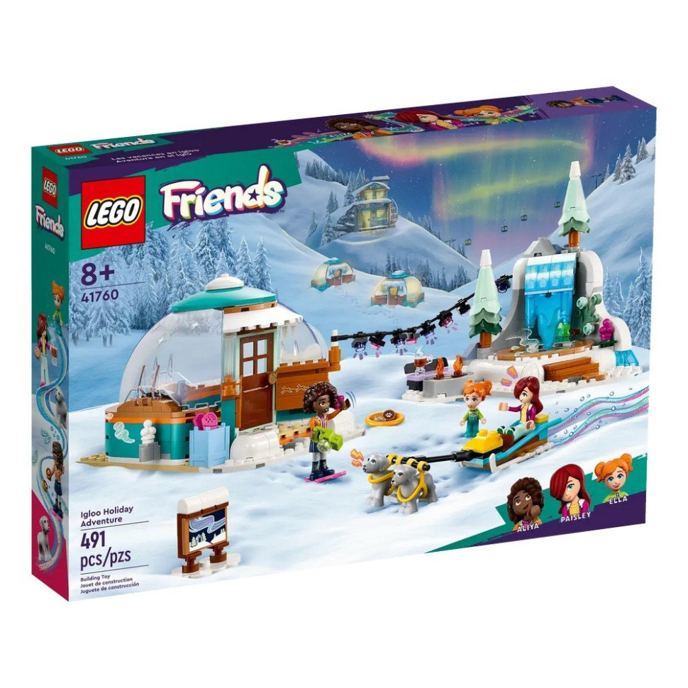 Конструктор Праздничные приключения в иглу LEGO 41760, 491 деталей