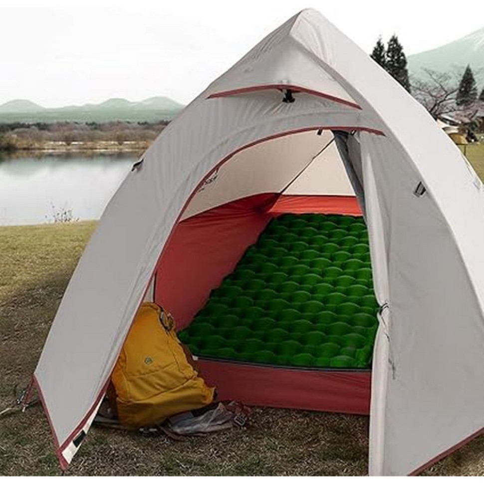 Килимок надувний туристичний FC-10 NH19Z001-P Naturehike 6927595735350, 65 мм, зелений