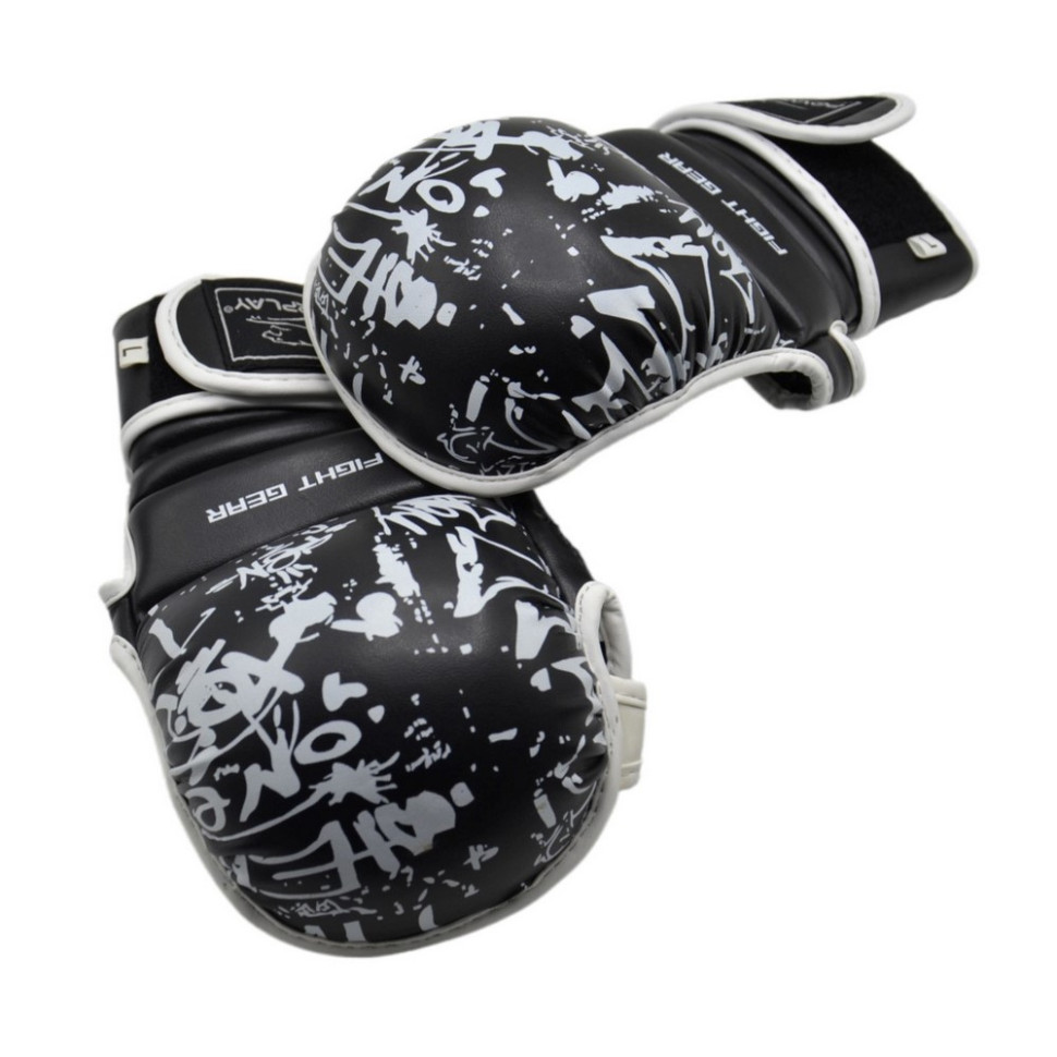 Рукавички для єдиноборств 3092 PowerPlay PP_3092krt_M_bl/white, розмір M