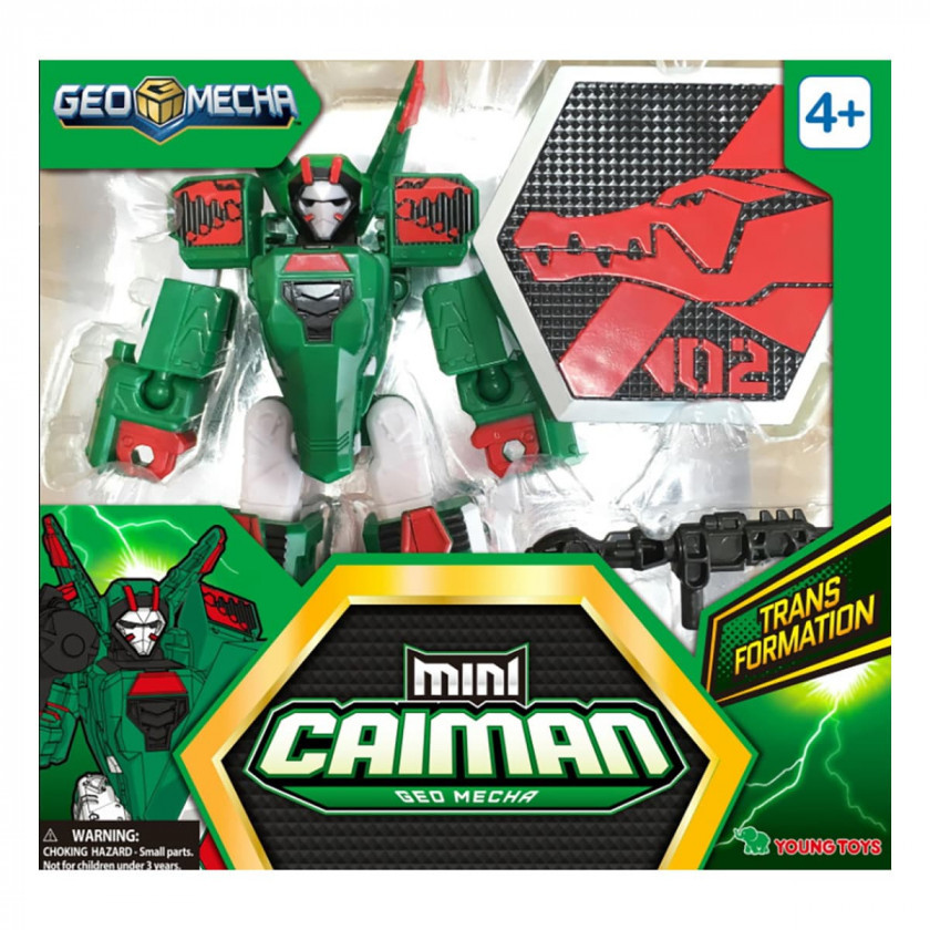 Трансформеры robot Mini Caiman Geomecha 324008 Мини Кайман