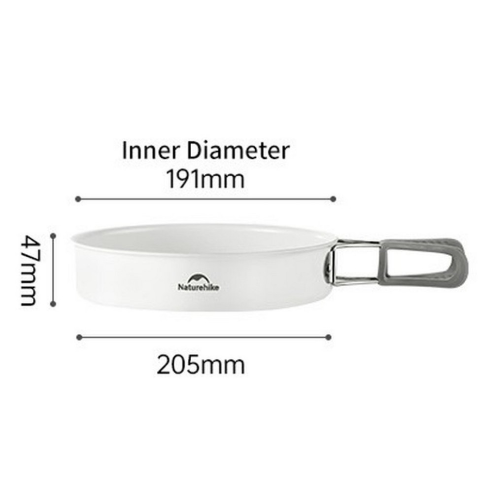 Сковорода со складной ручкой CNK2450CF013 Naturehike 6927595711026, 17,5 см
