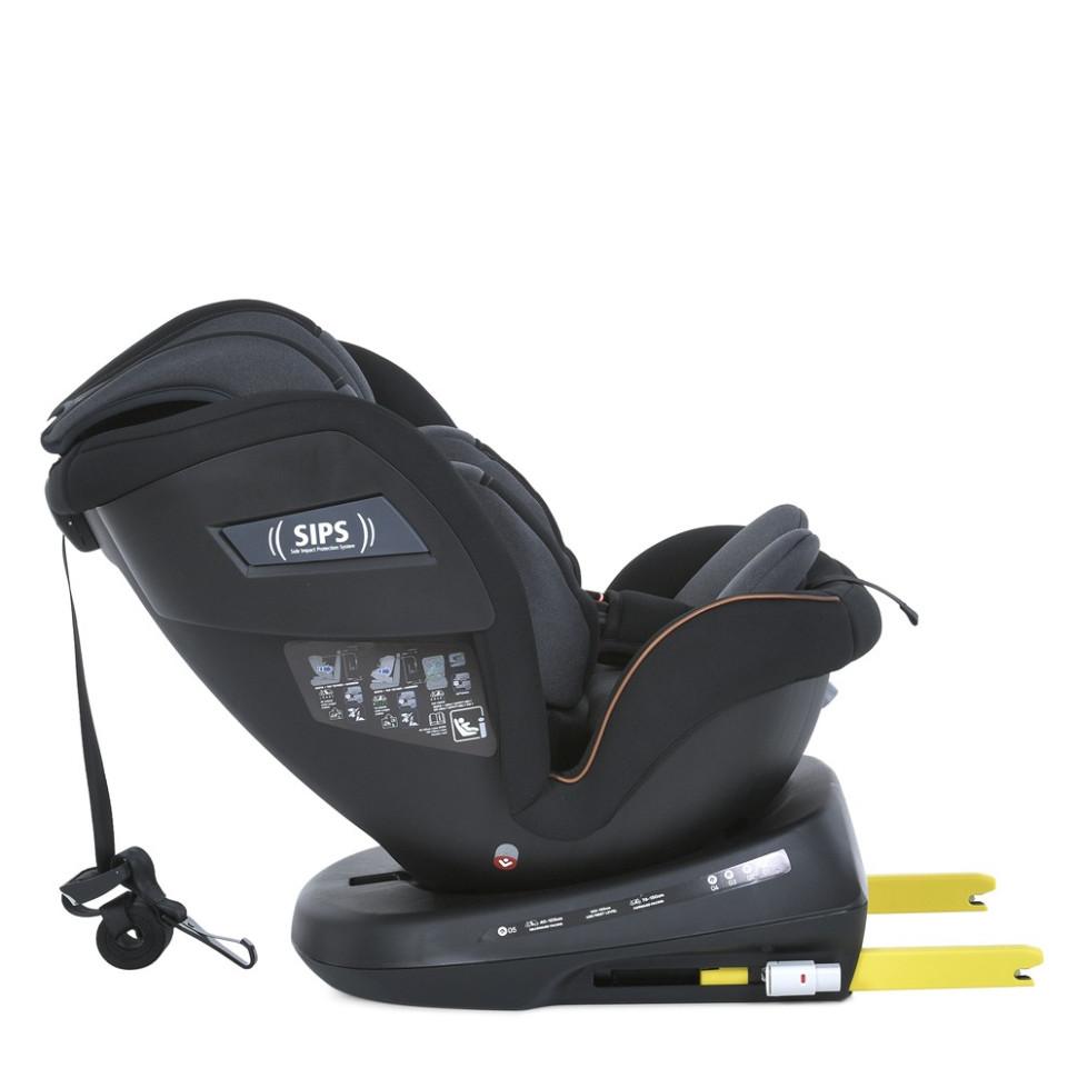 Автокрісло I-CON El Camino ME 1117 Melange Midnight, група 0+/1-2-3, isofix, поворот 360
