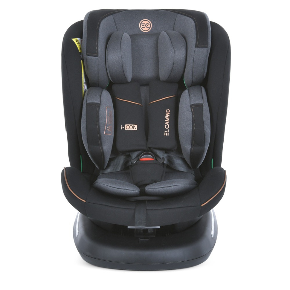 Автокрісло I-CON El Camino ME 1117 Melange Midnight, група 0+/1-2-3, isofix, поворот 360