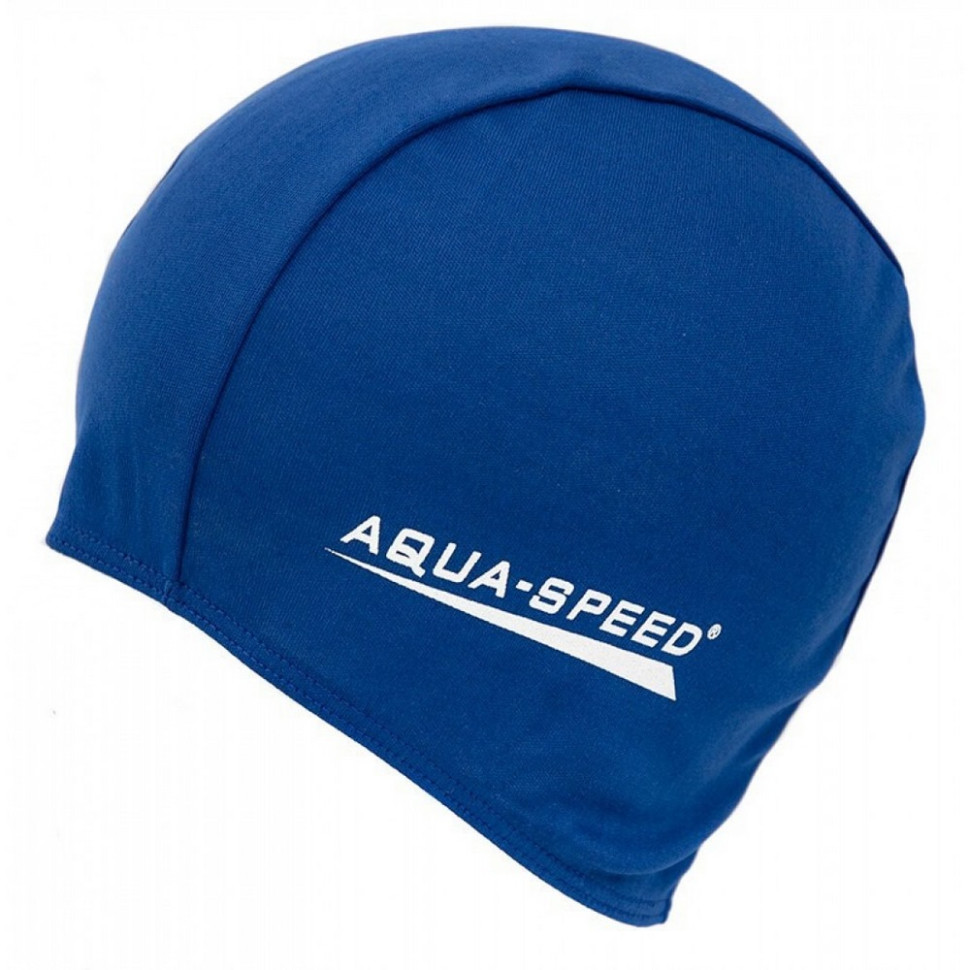 Шапка для плавания POLYESTER CAP 5763 Aqua Speed 091-10 синий, OSFM