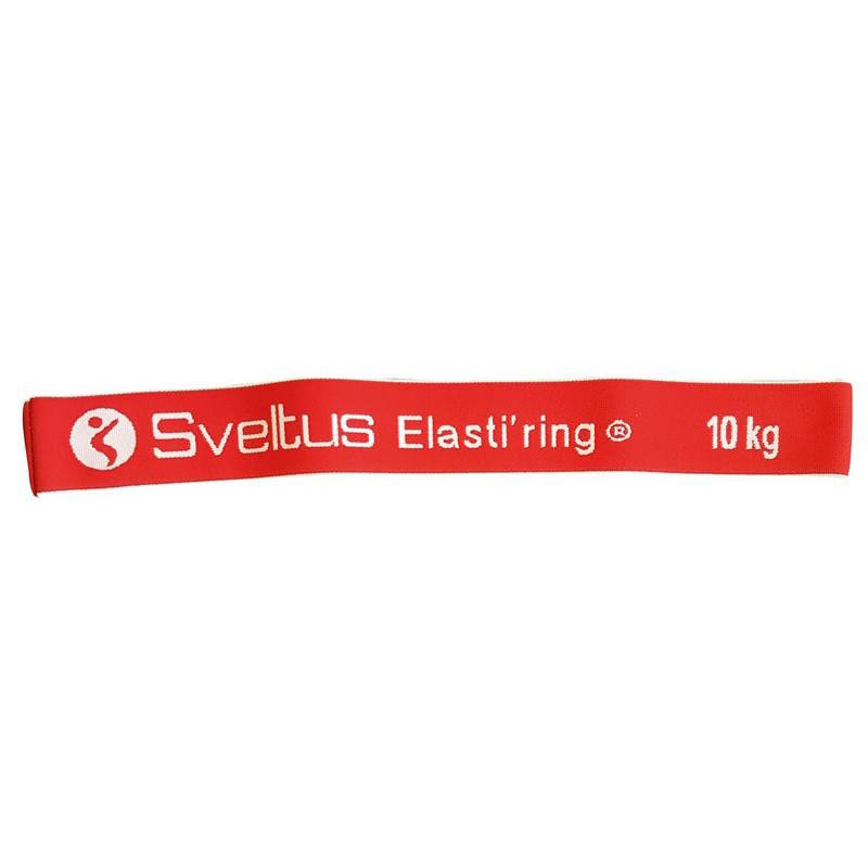 Гумка для фітнесу тканинна Elasti'ring Sveltus SLTS-0026 Червона 10 кг 