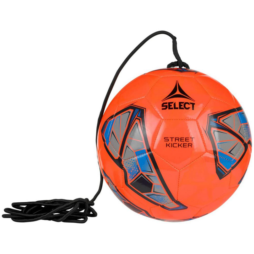 Мяч футбольный STREET KICKER v25 Select 099481-662-4 оранжево-синий № 4